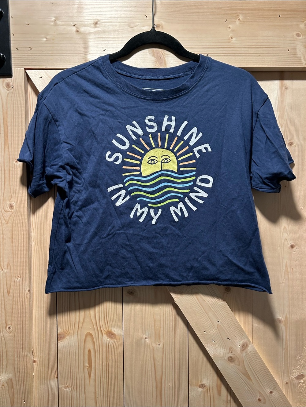 Modern Lux Navy Graphic Logo Tee